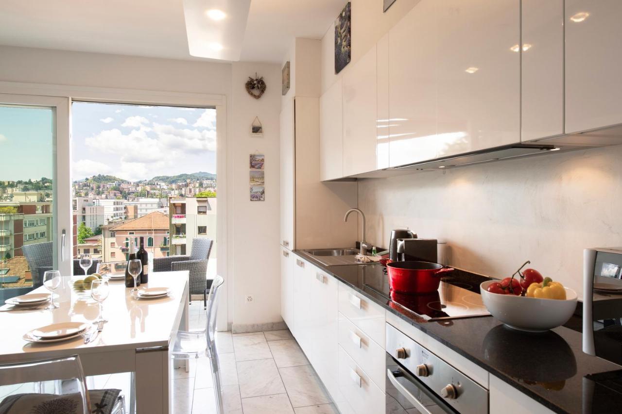 Panoramic Penthouse - Happy Rentals Lugano Zewnętrze zdjęcie