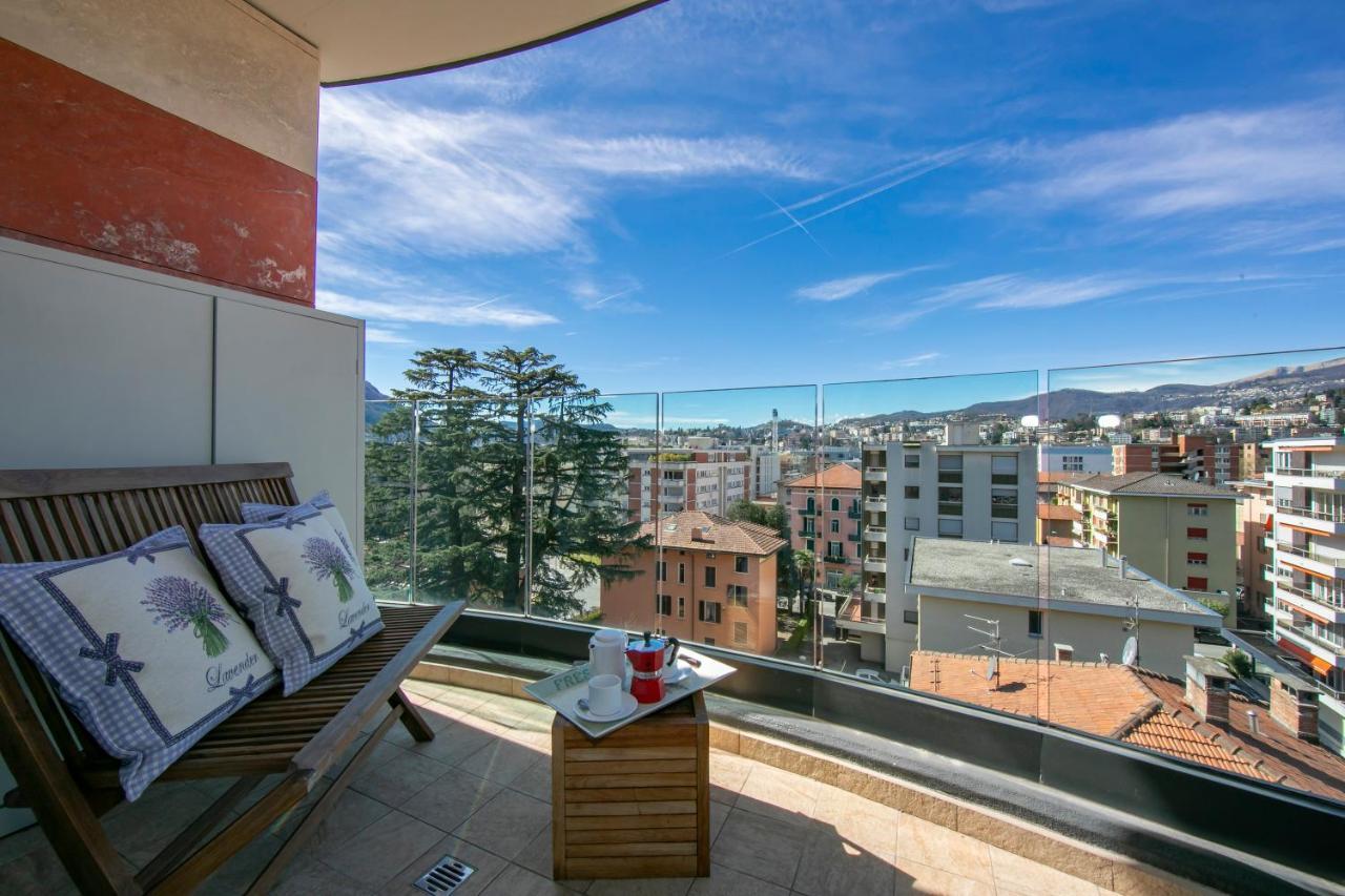Panoramic Penthouse - Happy Rentals Lugano Zewnętrze zdjęcie